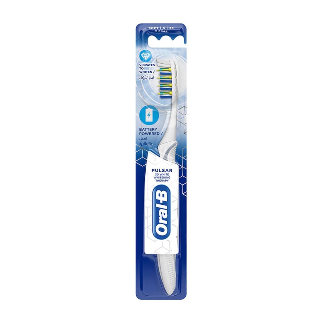 Oral-B Pulsar 3D White Toothbrush - Soft 35 - Bloom Pharmacy