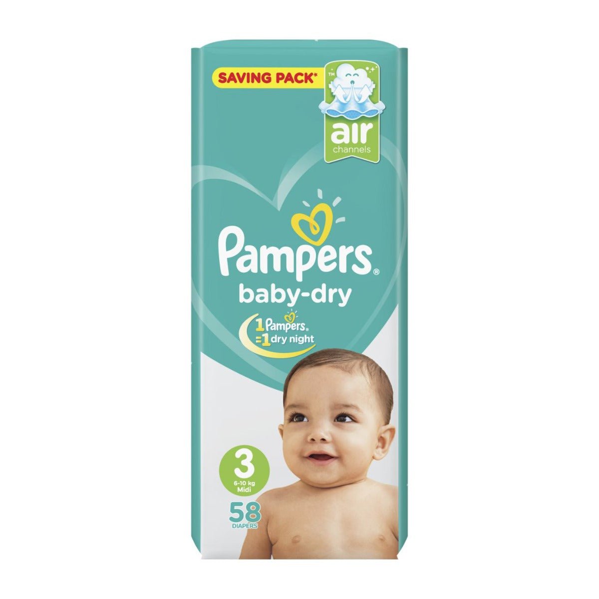 Pampers New Baby Dry Size (3) 6-10kg Midi - Bloom Pharmacy