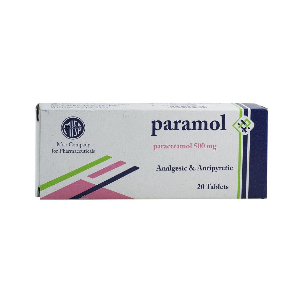Paramyl Paramol 500 mg - 20 Tablets | Bloom Pharmacy