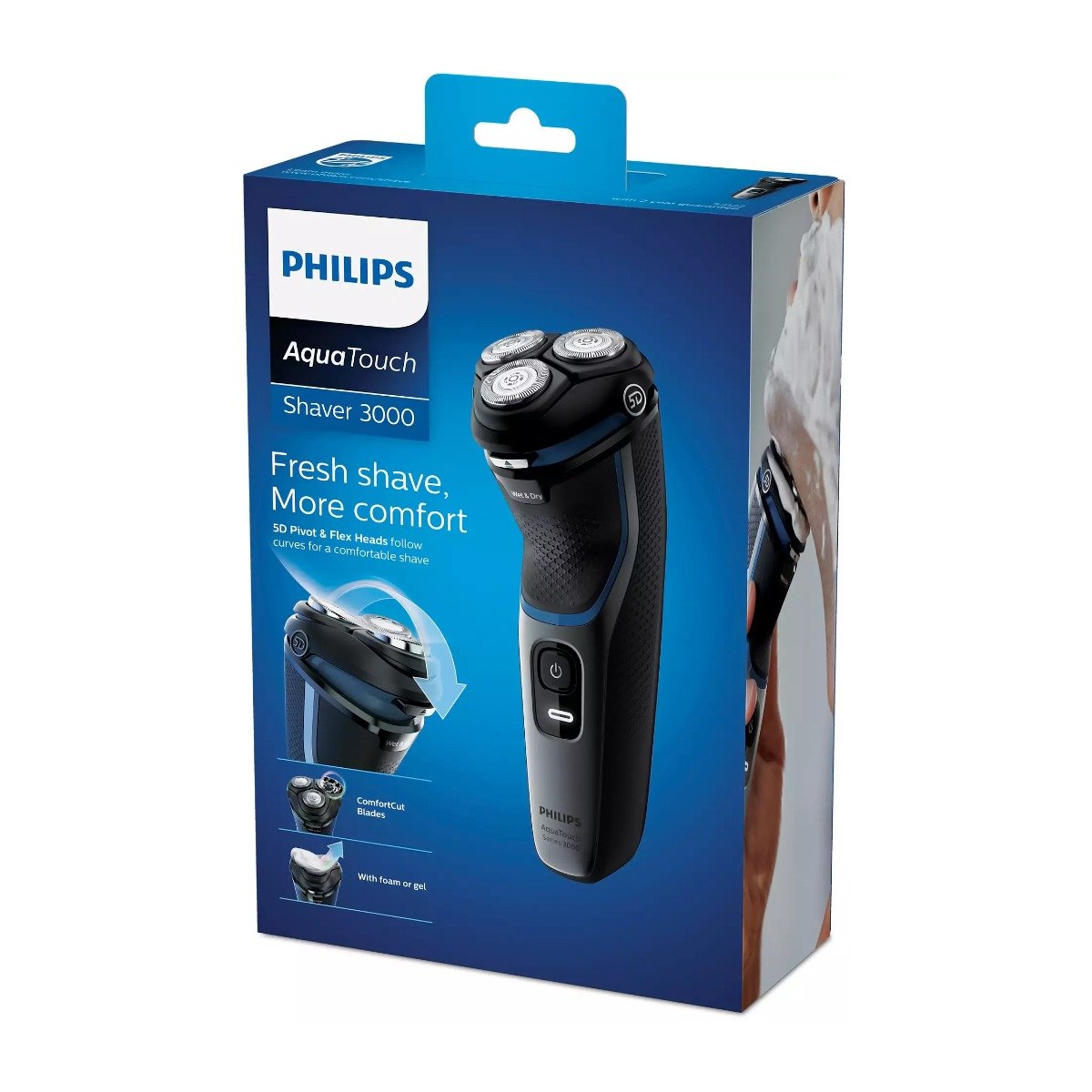 Philips Aquatouch Wet & Dry Electric Shaver - S3122 - Bloom Pharmacy