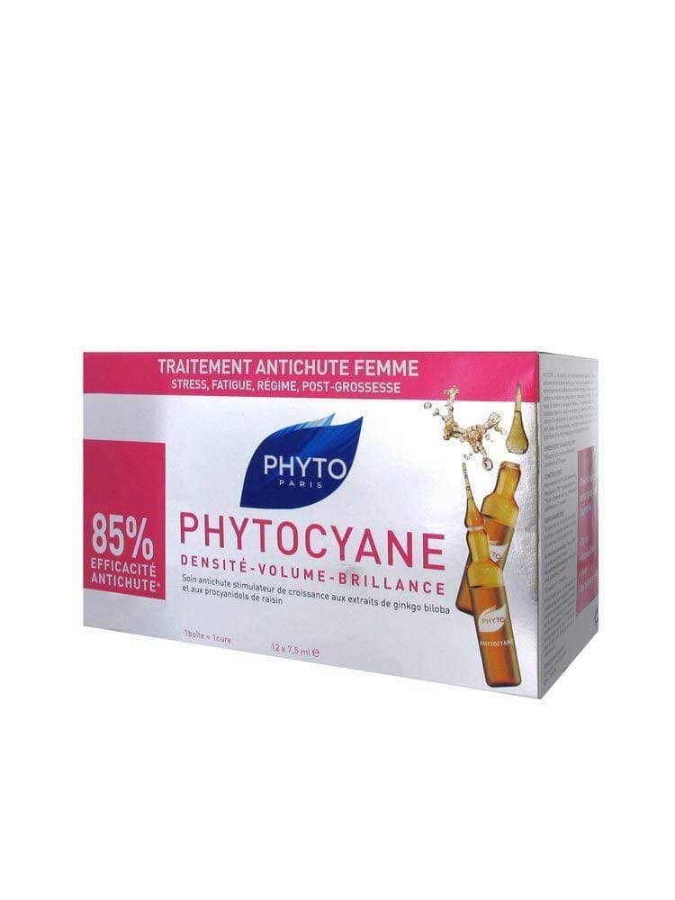 Phyto Phytocyane Treatment Thinning Hair Women – 12pcs X 7.5ml - Bloom Pharmacy