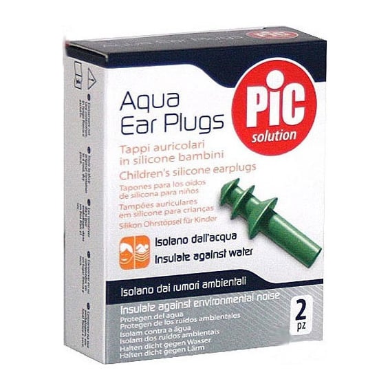 Pic Aqua Ear Plugs Silicone 2pcs - Bloom Pharmacy