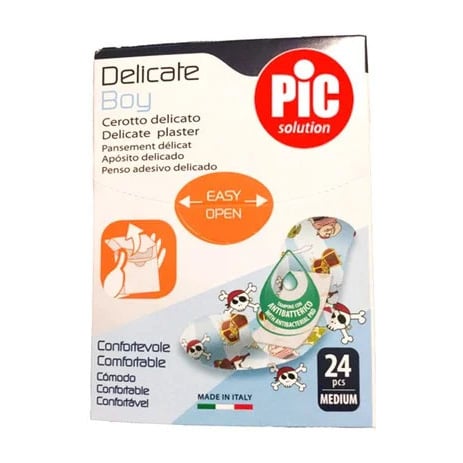 Pic Solution Delicate Boy Child Adhesive Pads Medium - 24Pcs - Bloom Pharmacy
