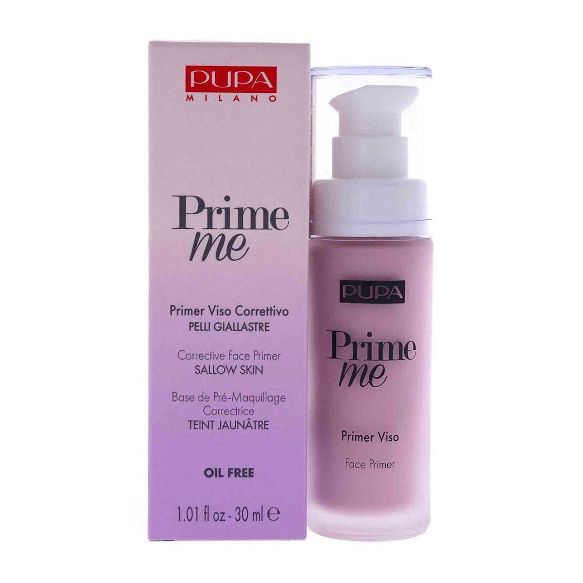 Pupa Prime Me Corrective Face Primer For Sallow Skin – 30ml - Bloom Pharmacy