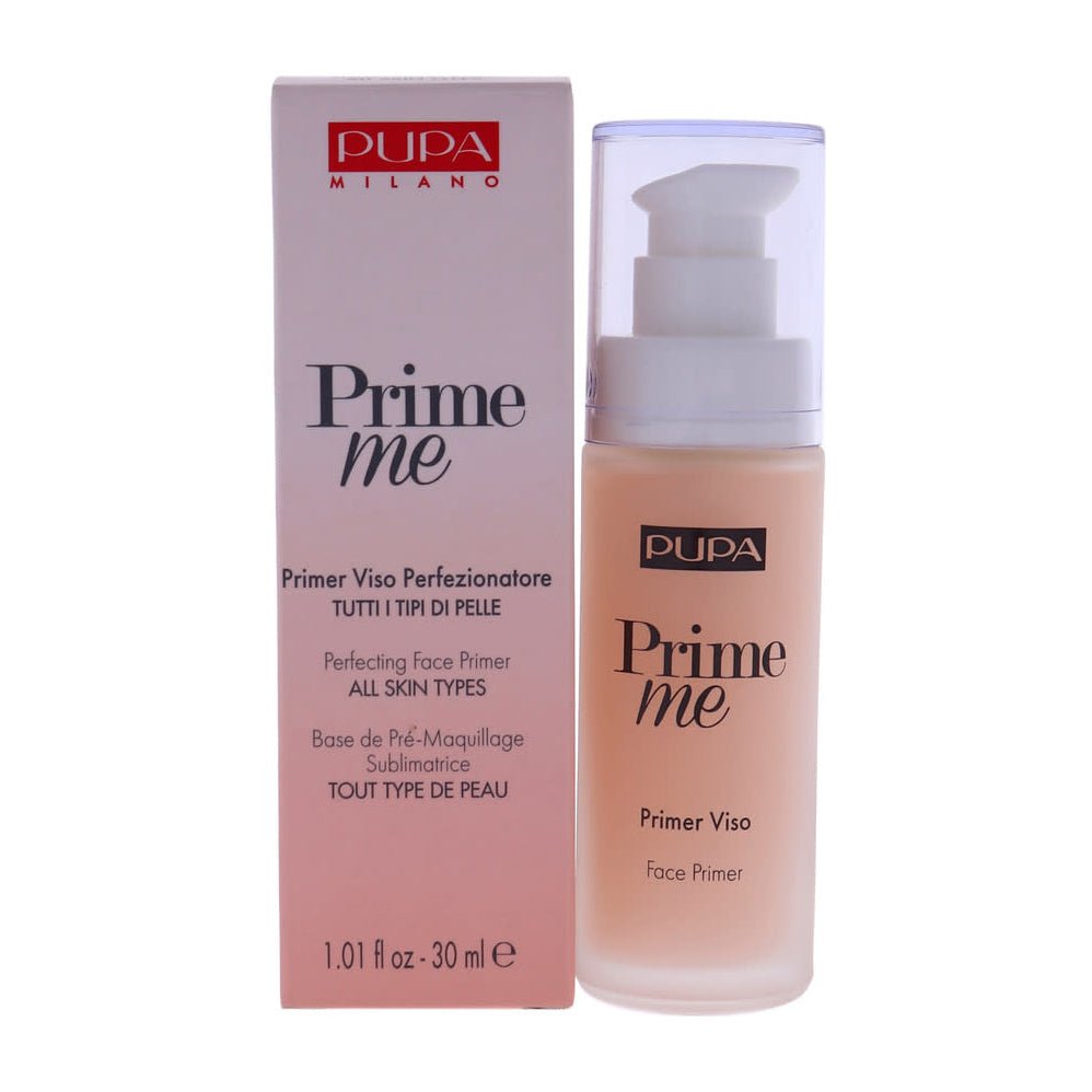 Pupa Prime Me Perfecting Face Primer For All Skin Types 30ml - 001 - Bloom Pharmacy
