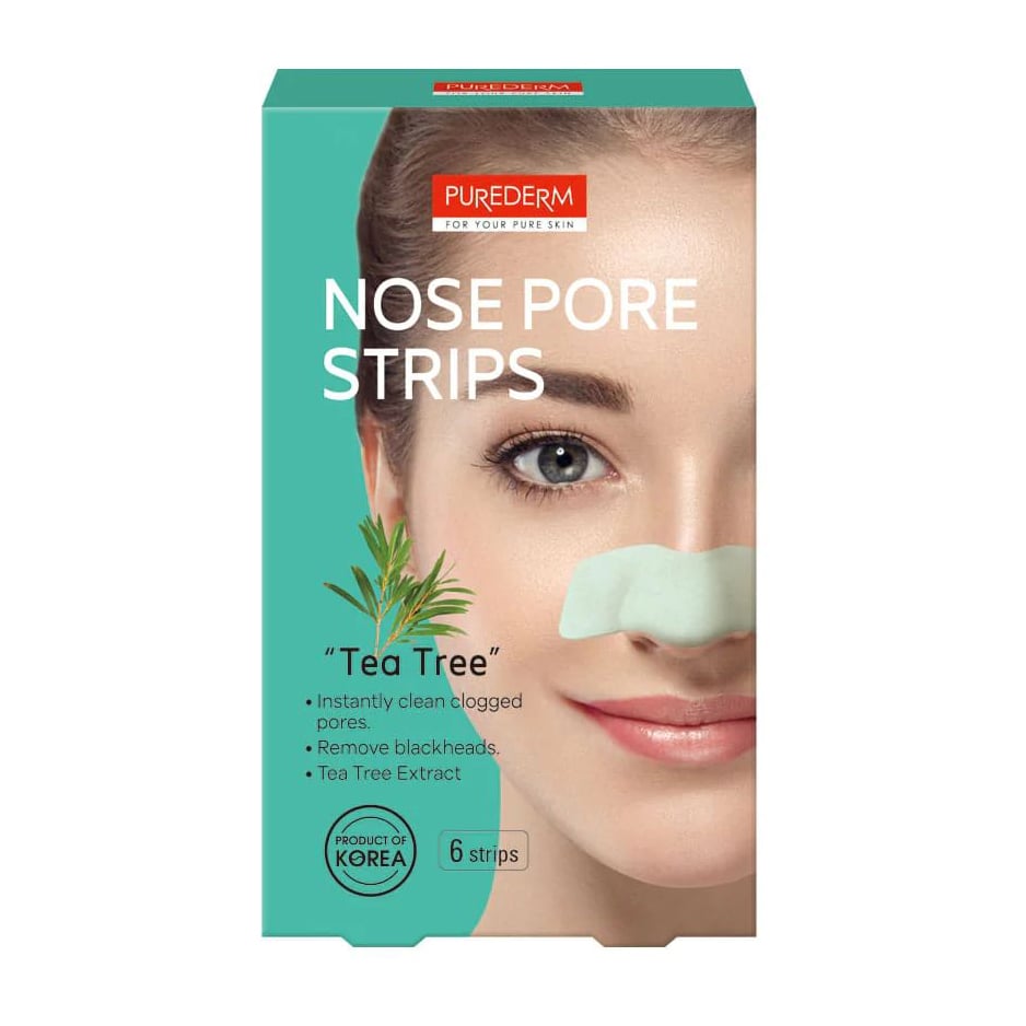 Purederm Nose Pore Strips Tea Tree - 6pcs - Bloom Pharmacy