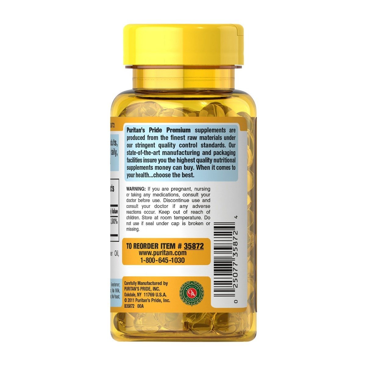 Puritan's Pride Vitamin D3 10,000IU - 100 Rapid Release Softgels - Bloom Pharmacy