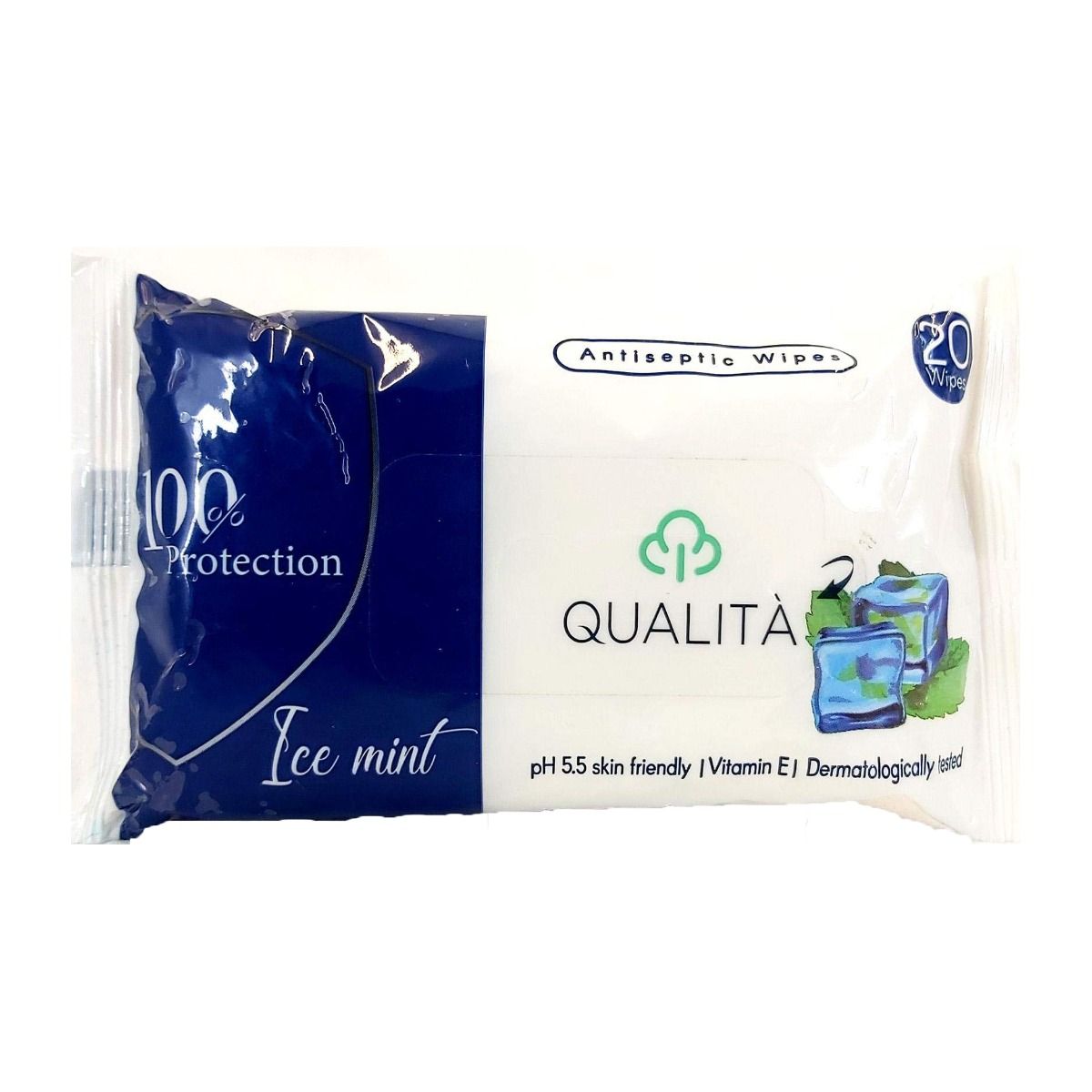 Qualita Antiseptic Ice Mint Wipes - Bloom Pharmacy