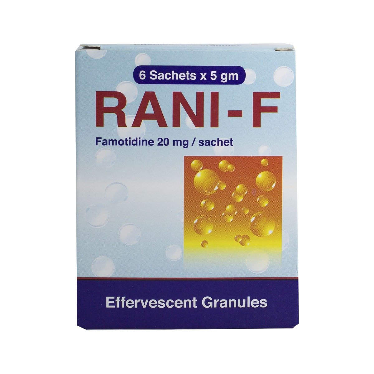 Rani F 20 mg Effervescent Powder - 6 Sachets - Bloom Pharmacy