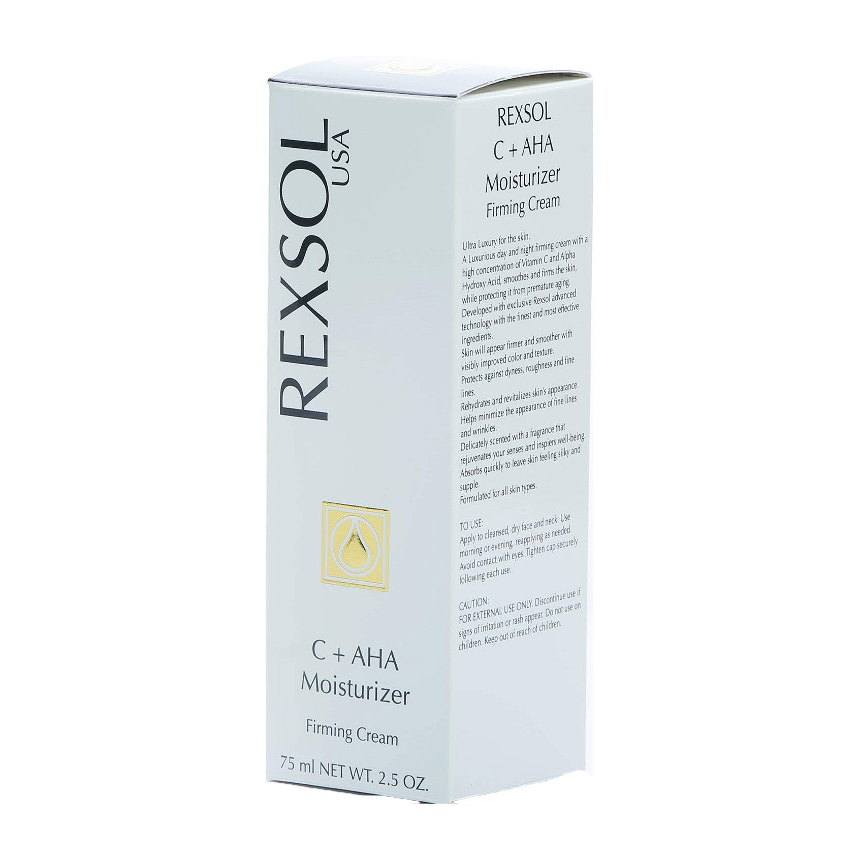 Rexsol C + AHA Moisturizer Firming Cream - 75ml - Bloom Pharmacy
