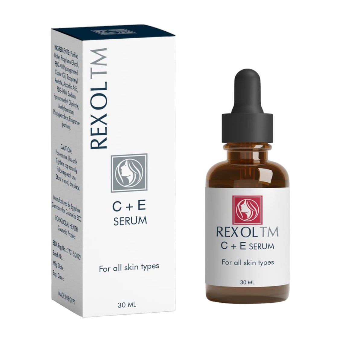 Rexsol TM C+E Serum For All Skin Types – 30ml - Bloom Pharmacy