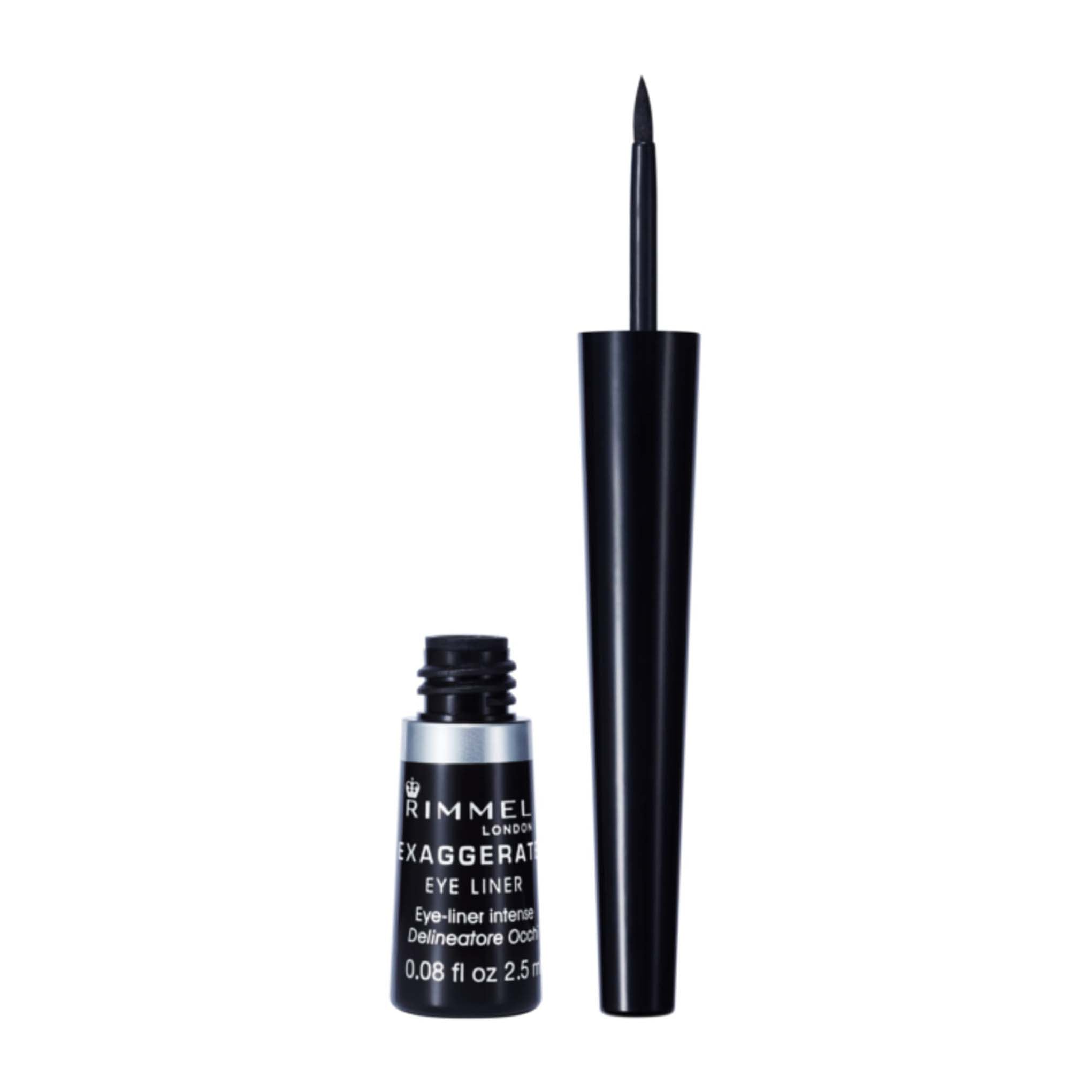 Rimmel Exaggerate Liquid Eyeliner - Black - Bloom Pharmacy