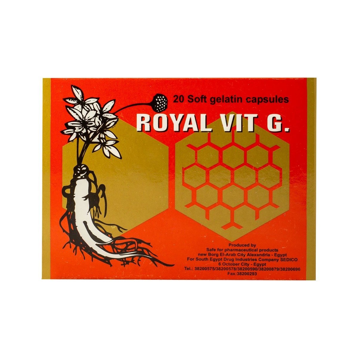 Royal Vit G - 20 Capsules - Bloom Pharmacy