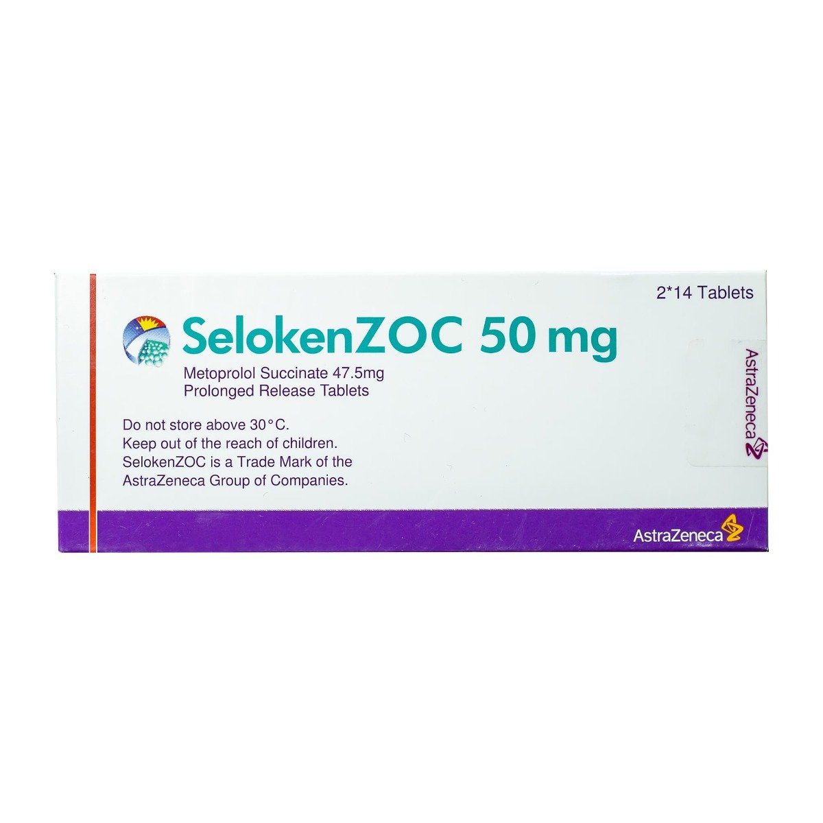 Selokenzoc 50 mg - 28 Tablets - Bloom Pharmacy