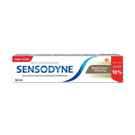 Sensodyne (Offer) 10% Multi Care Whitening Toothpaste - 50ml - Bloom Pharmacy