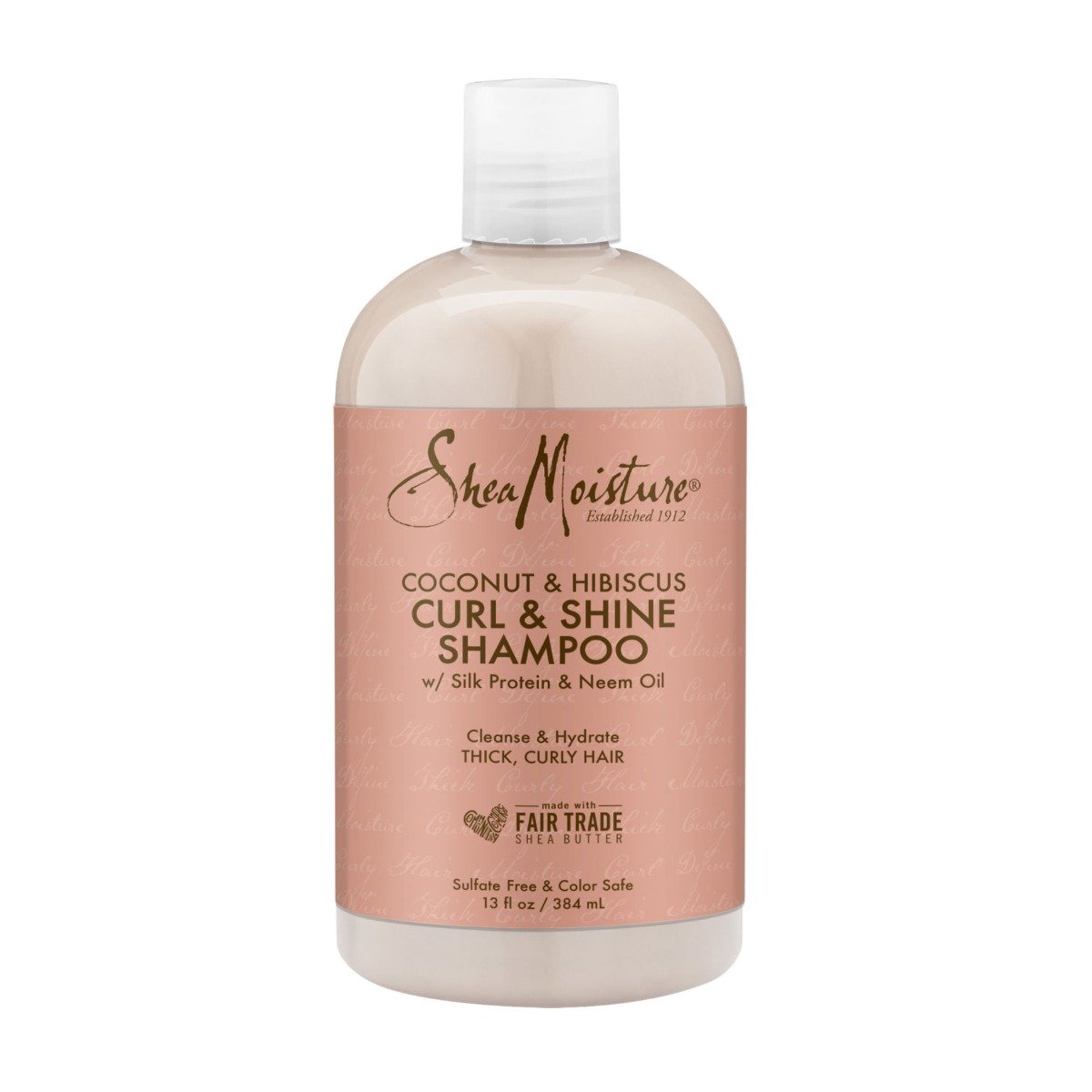 Shea Moisture Coconut & Hibiscus Curl & Shine Shampoo - 384ml - Bloom Pharmacy
