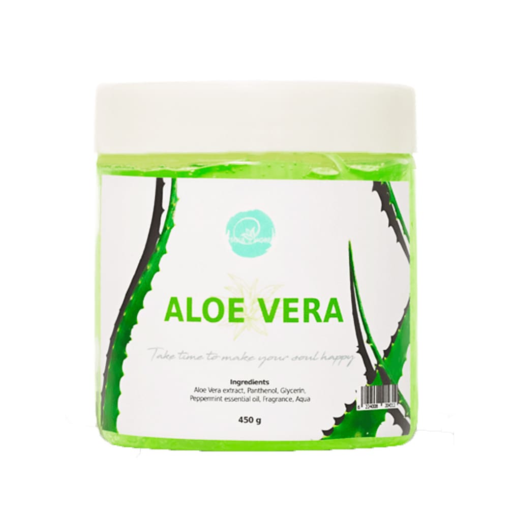 Soul & More Aloe Vera With Peppermint Soothing Gel - 450gm - Bloom Pharmacy