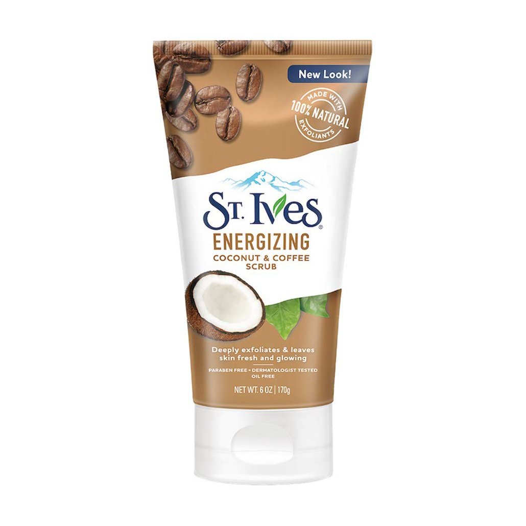 St. Ives Energizing Coconut & Coffee Face Scrub – 170gm - Bloom Pharmacy