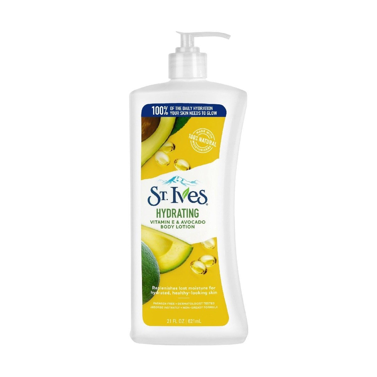 St. Ives Hydrating Vitamin E & Avocado Hand & Body Lotion – 621ml - Bloom Pharmacy