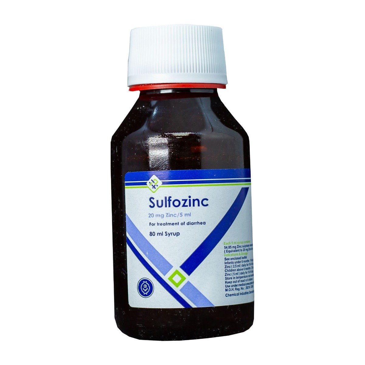 Sulfozinc 20 mg-5 ml Suspension - 80 ml - Bloom Pharmacy