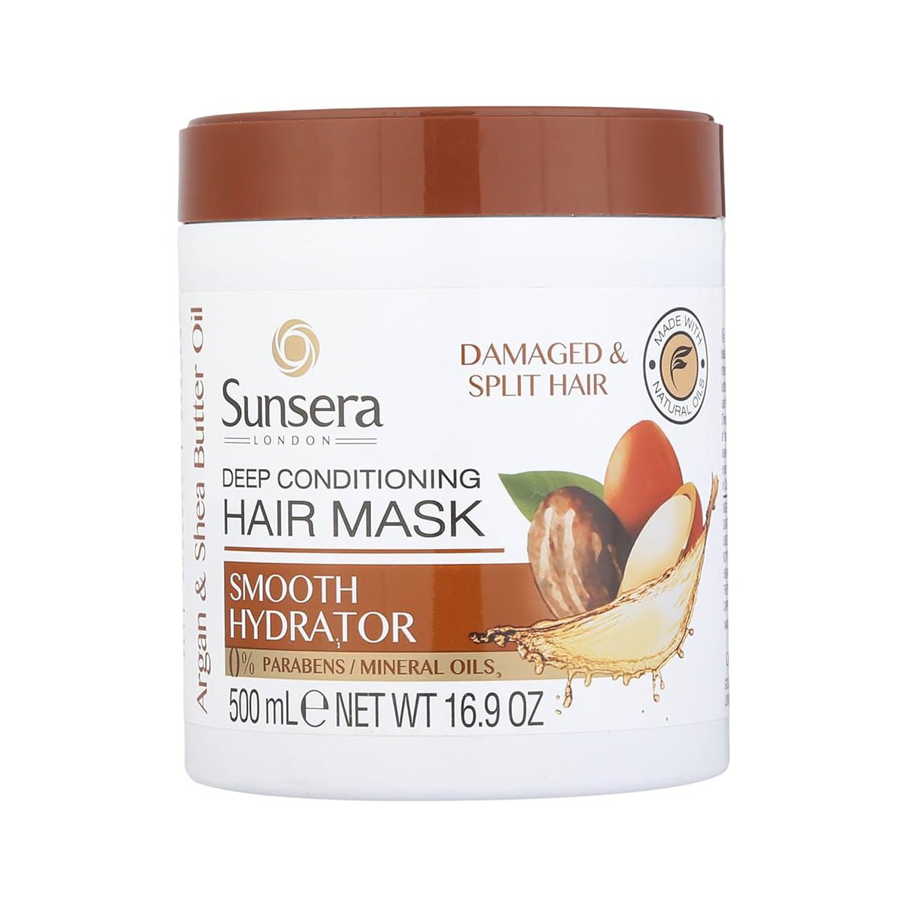 Sunsera Argan & Shea Butter Oil Deep Conditioner Hair Mask – 500ml - Bloom Pharmacy