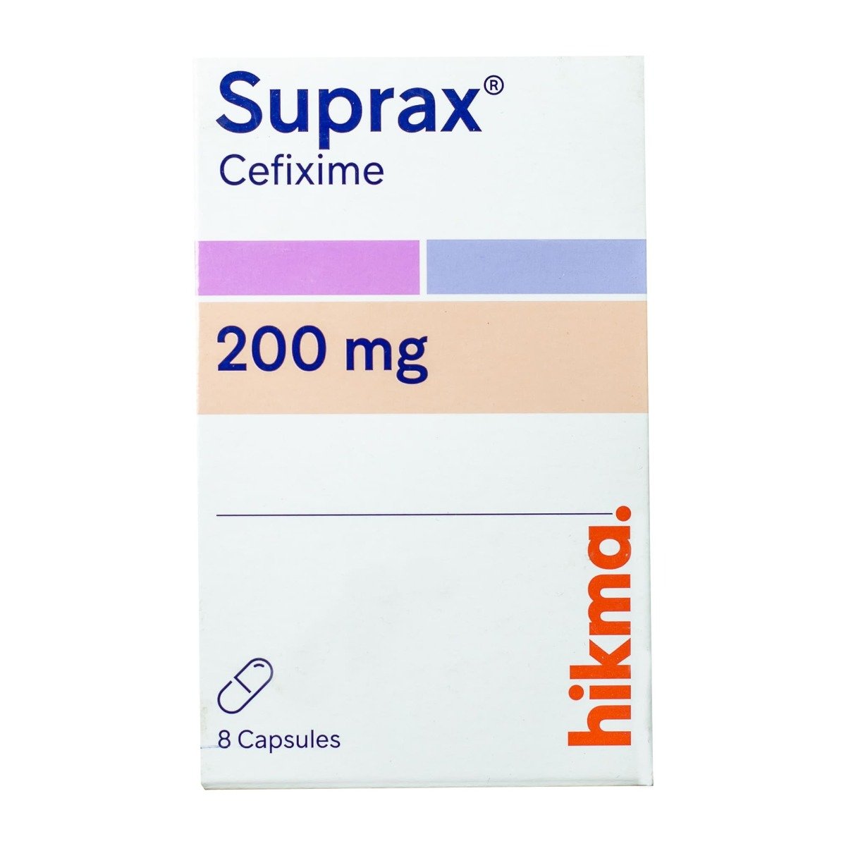 Suprax 200 mg - 8 Capsules - Bloom Pharmacy