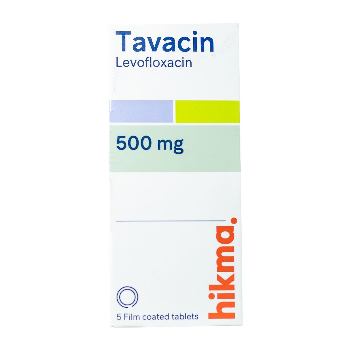 Tavacin 500 mg - 5 Tablets - Bloom Pharmacy