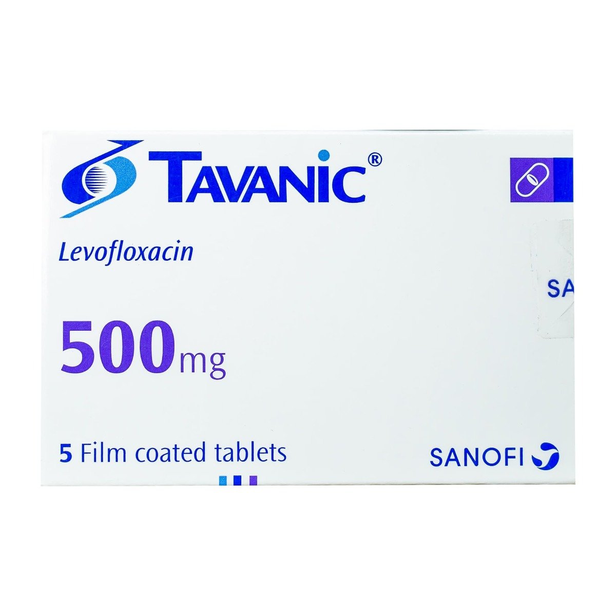 Tavanic 500 mg - 5 Tablets - Bloom Pharmacy