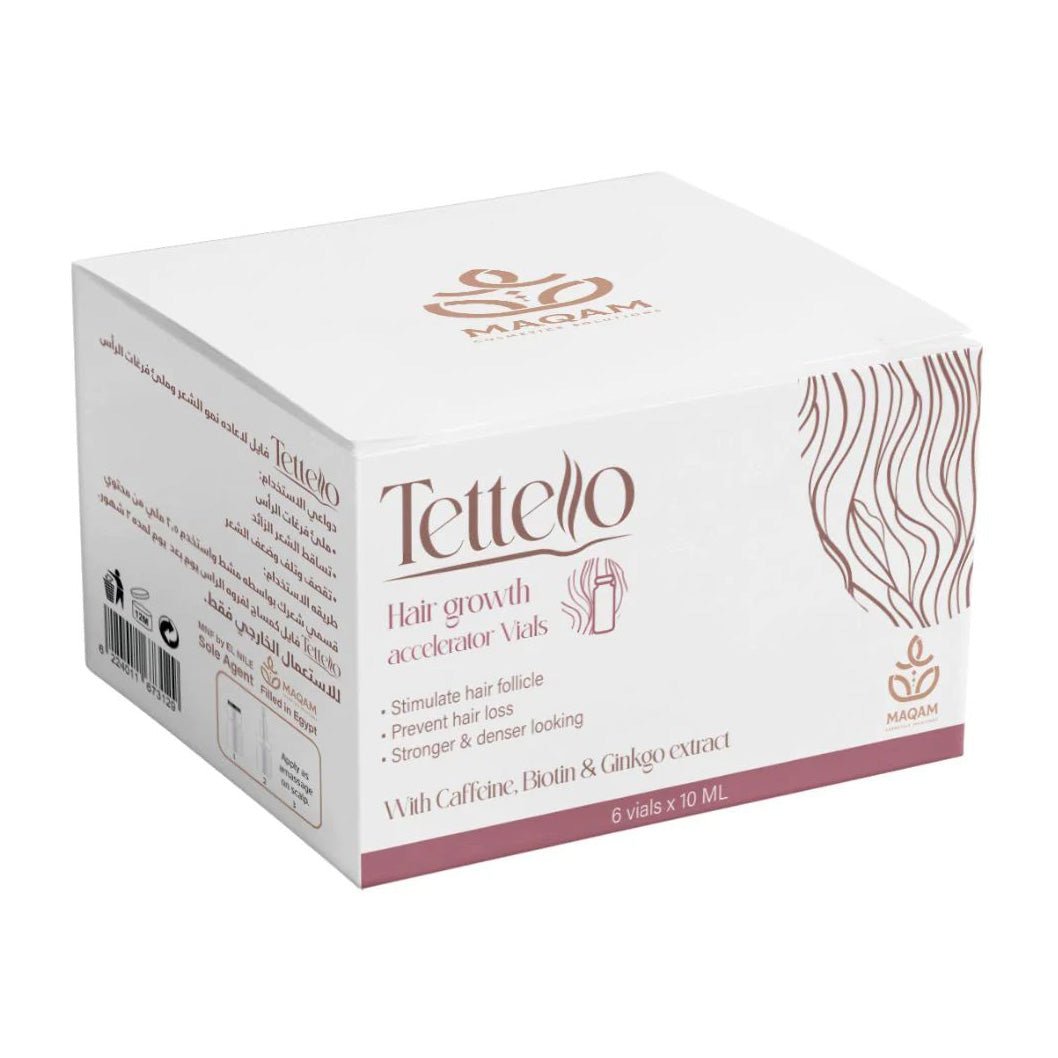 Tettello Hair Growth Accelerator Vials – 6 Vials X 10ml - Bloom Pharmacy