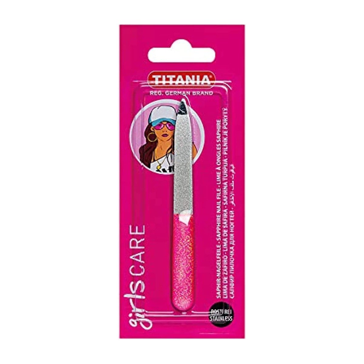 Titania Girls Care Nail File - 1040- Pi - Bloom Pharmacy