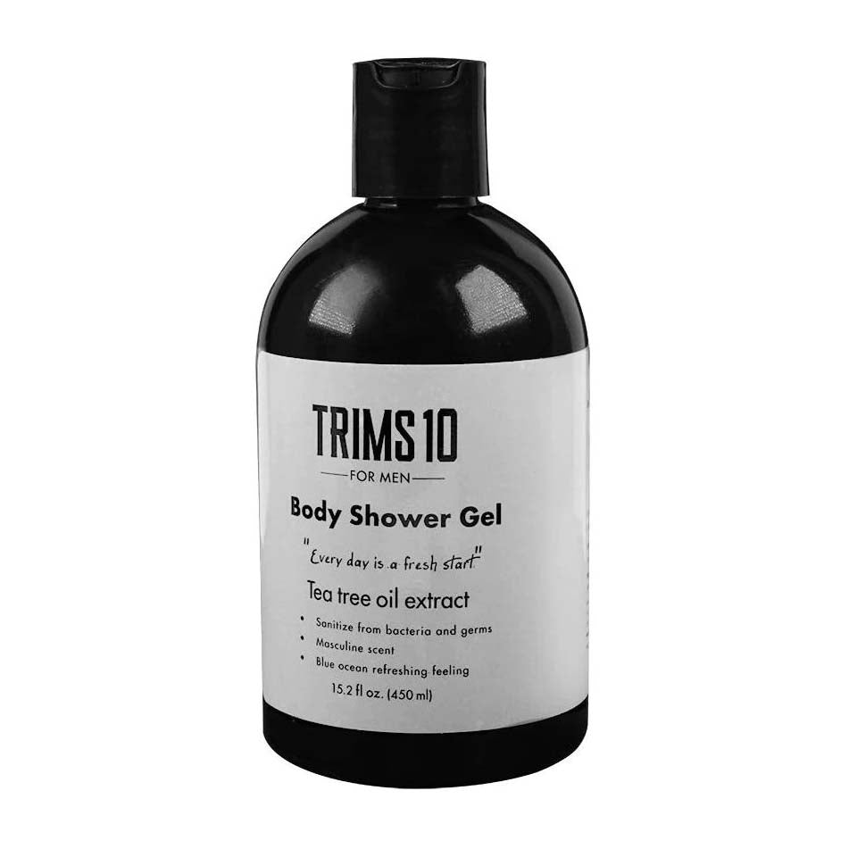 Trims10 Tea Tree Oil Body Shower Gel For Men - 450ml - Bloom Pharmacy