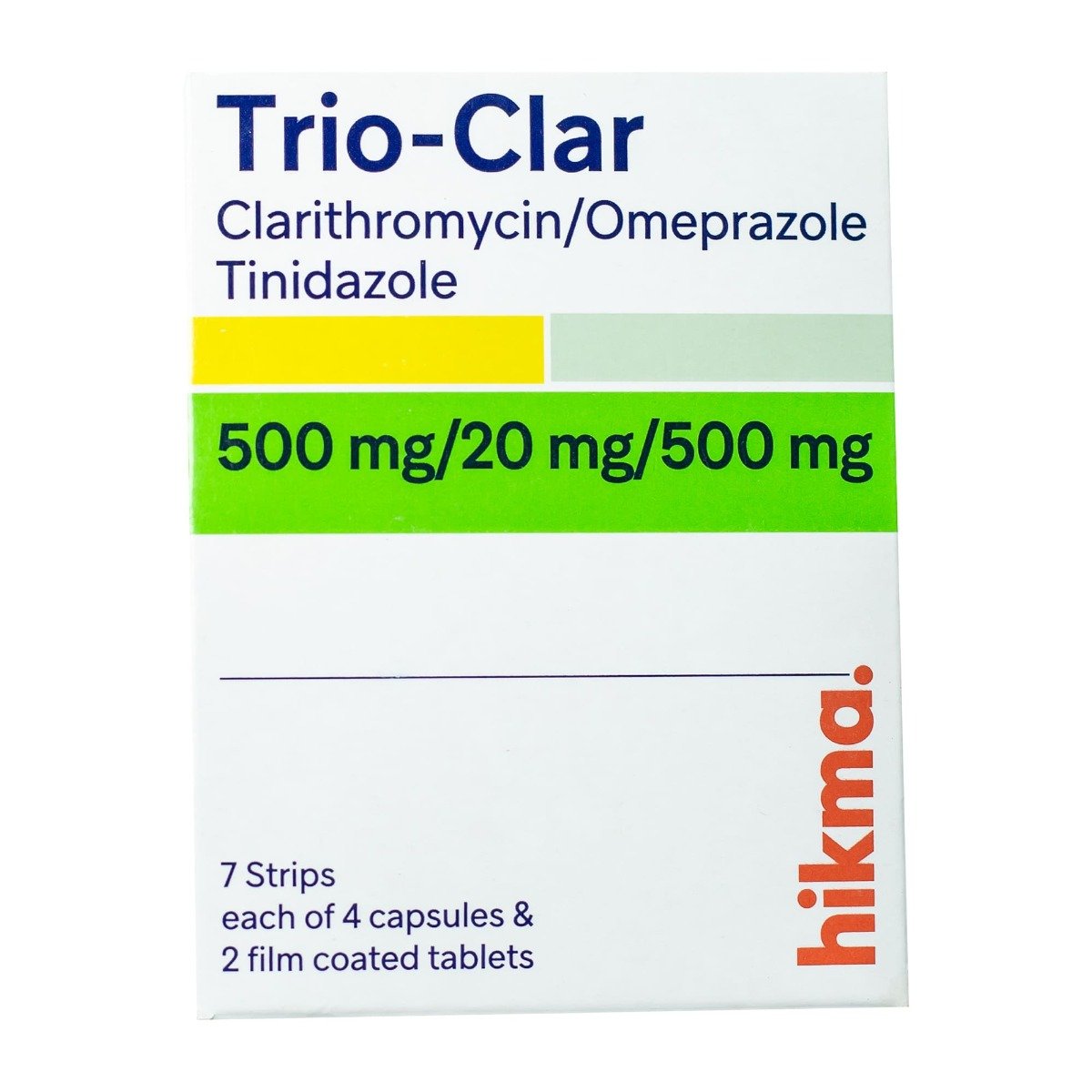 Clar Tri Trio Clar - 42 Capsules | Bloom Pharmacy
