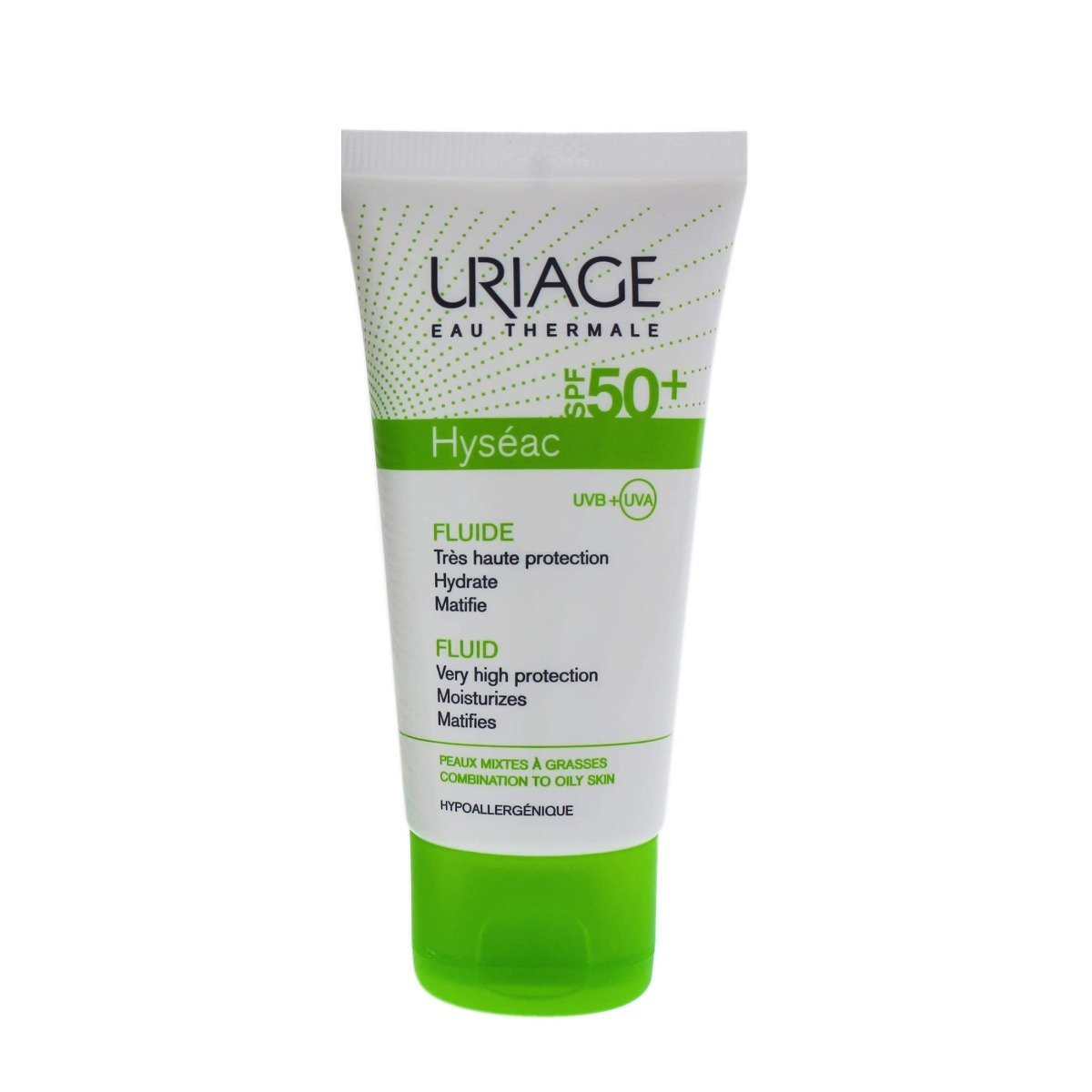 Uriage Hyseac Fluid SPF 50+ Combination To Oily Skin - 50ml - Bloom Pharmacy