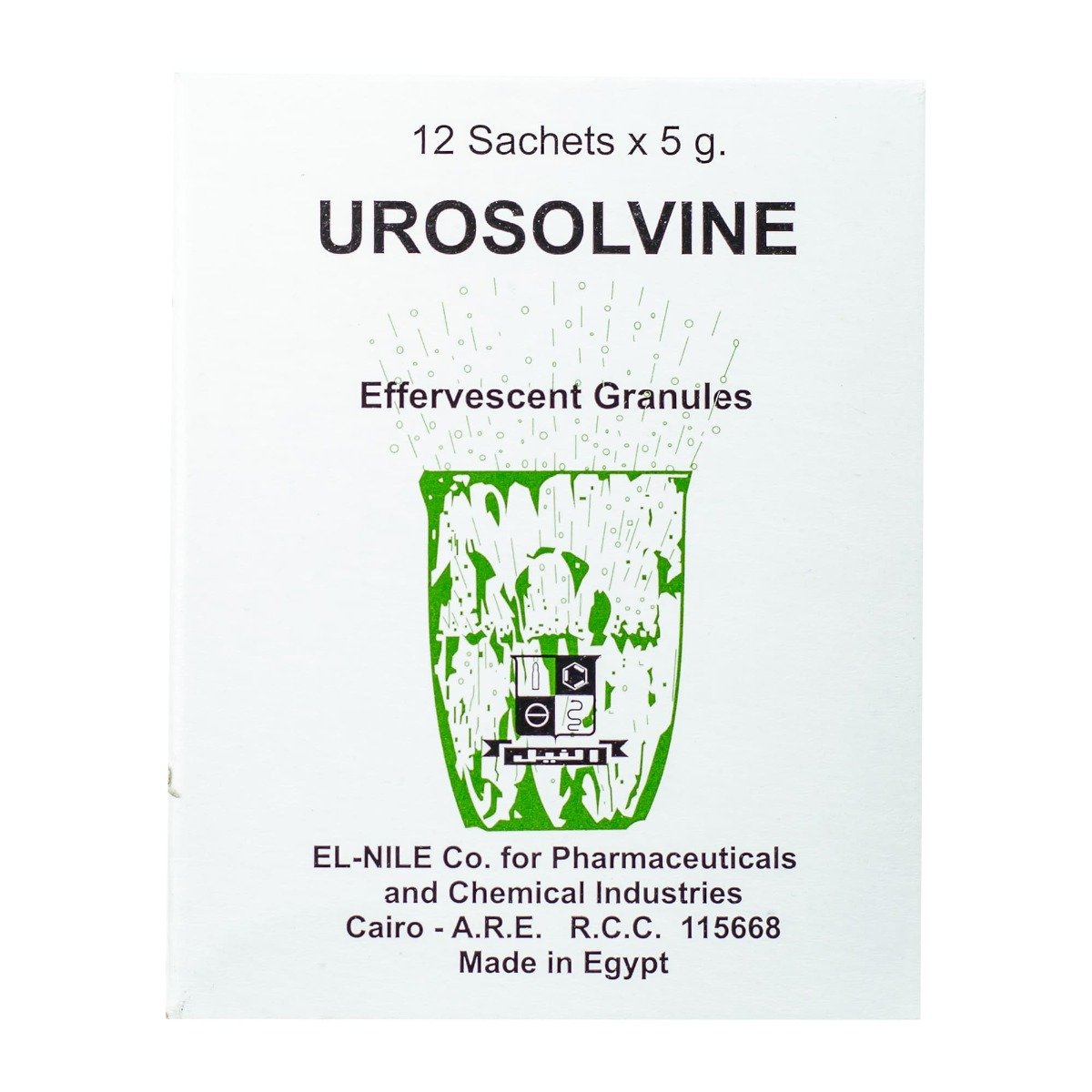 Urosolvine Effervescent Granules - 12 Sachets - Bloom Pharmacy