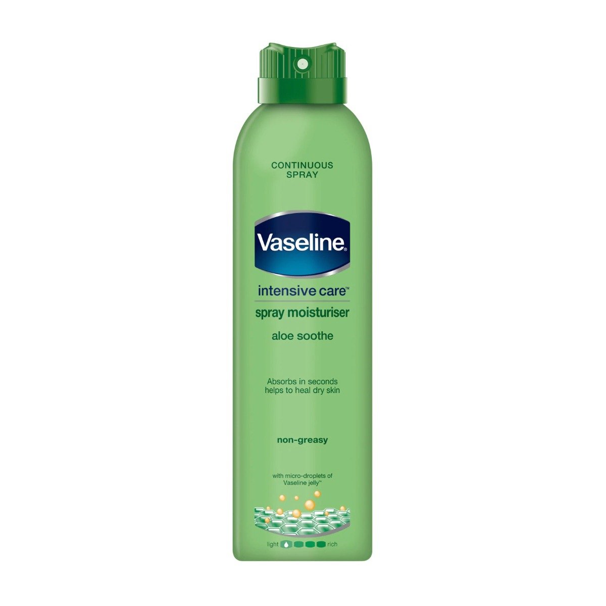 Vaseline Intensive Care Spray Moisturiser Aloe Soothe - 190ml - Bloom Pharmacy