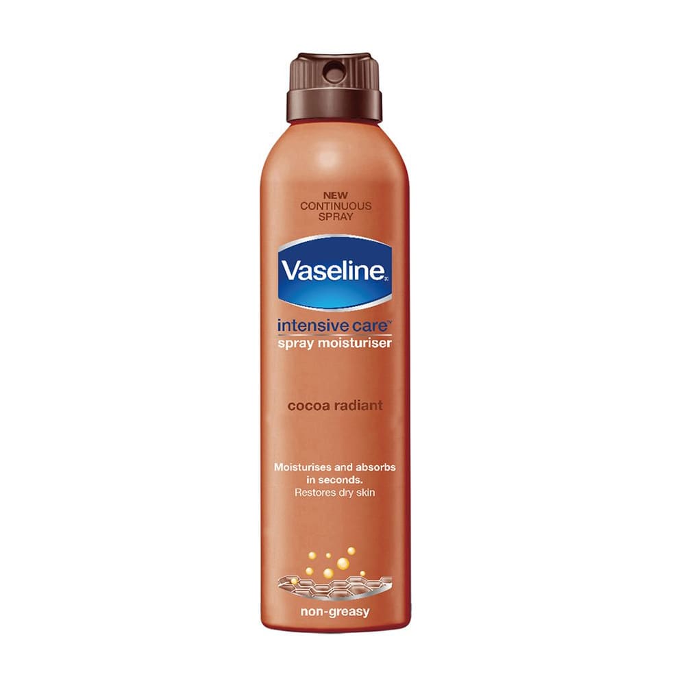 Vaseline Intensive Care Spray Moisturiser Cocoa Radiant - 190ml - Bloom Pharmacy
