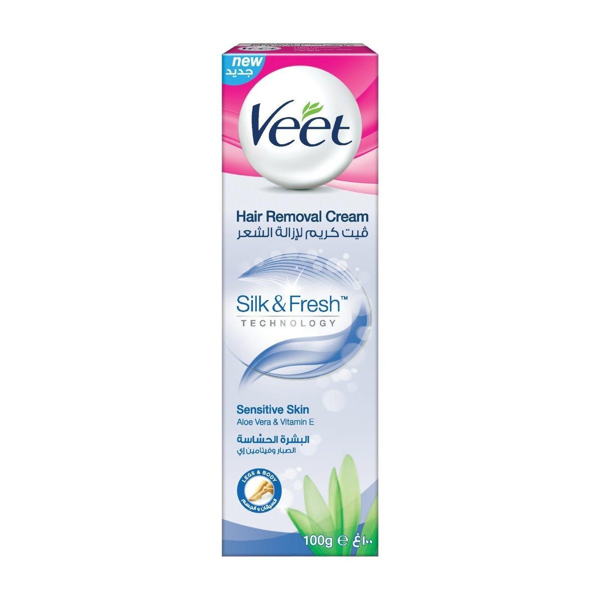 Veet Silk & Fresh Hair Removal Cream for Sensitive Skin - 100gm - Bloom Pharmacy