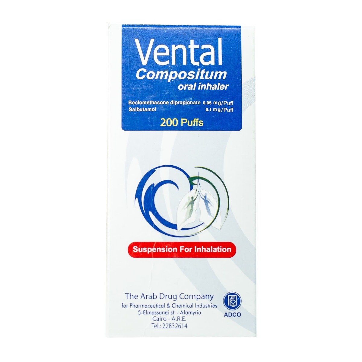Vental Compositum Inhaler - 200 Puffs - Bloom Pharmacy