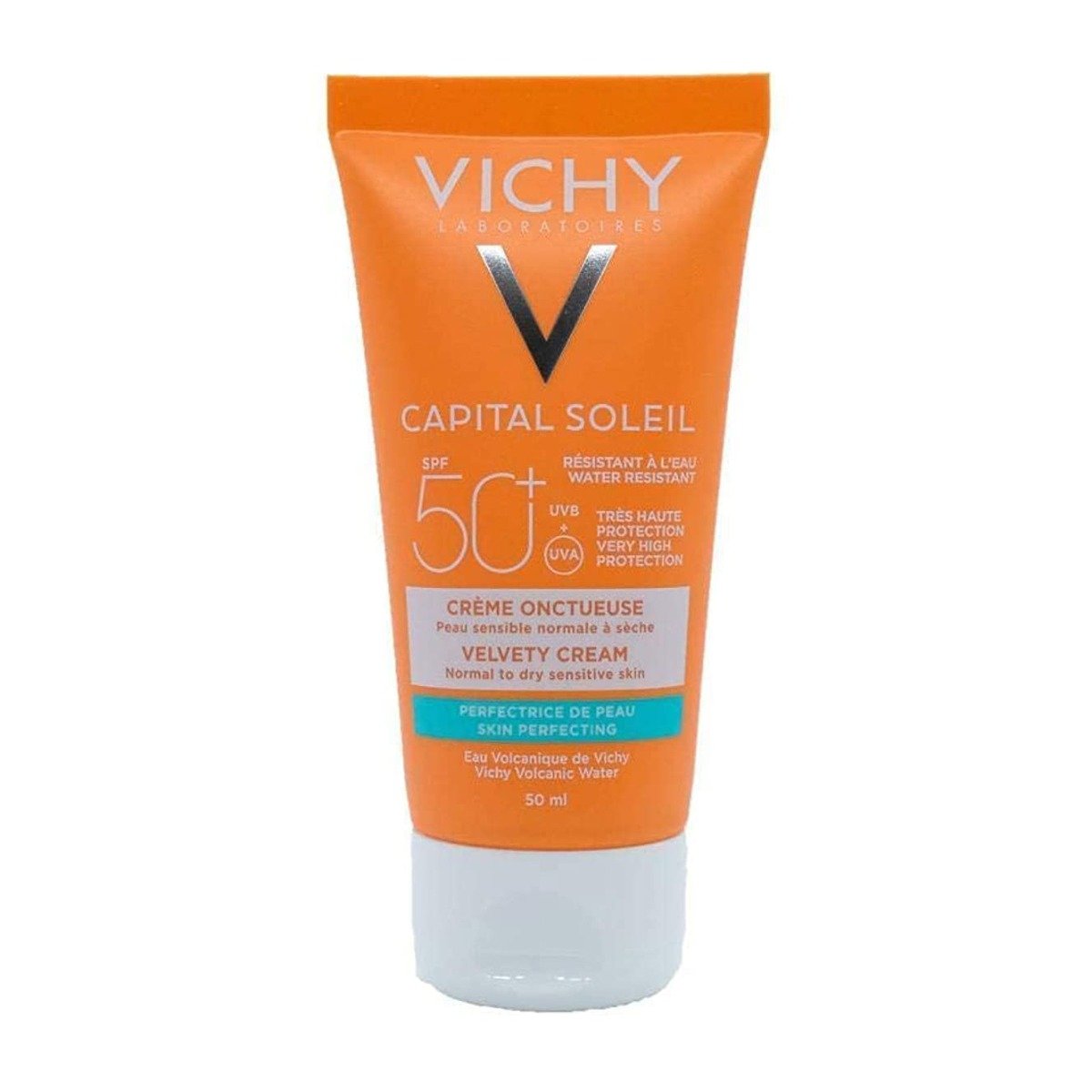 Vichy Capital Soleil Velvety Sunscreen Cream SPF 50+ - 50ml - Bloom Pharmacy
