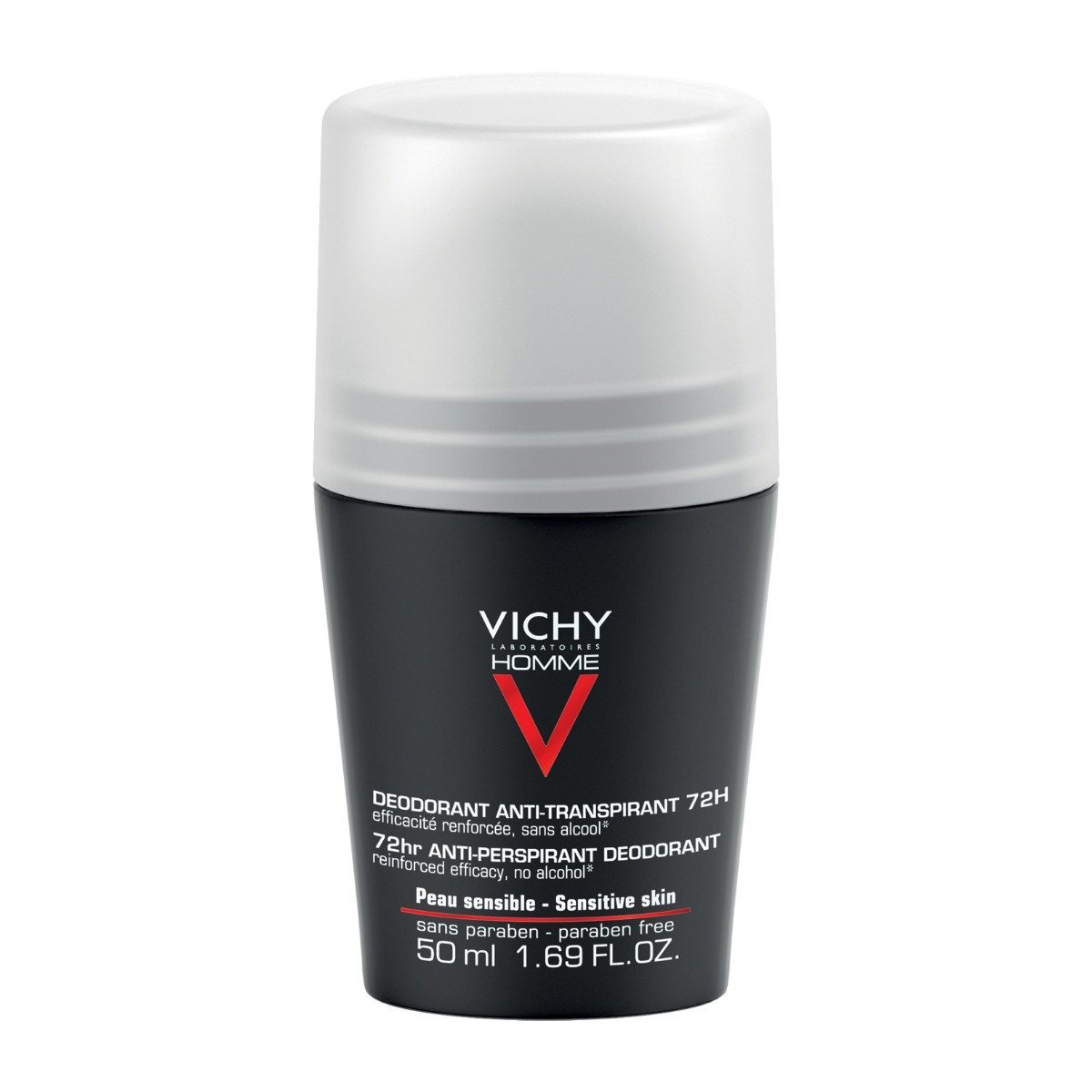Vichy Homme Extreme Control Roll-On 72H Anti-Perspirant Deodorant - 50ml - Bloom Pharmacy