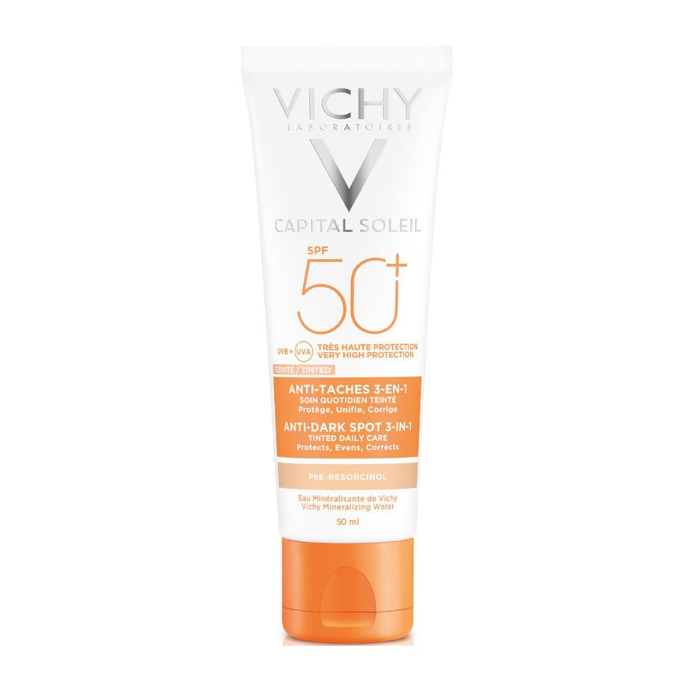 Vichy IDEAL SOLEIL 3-in-1 Tinted Anti-Dark Spots Care SPF50+ 50ml - Bloom Pharmacy