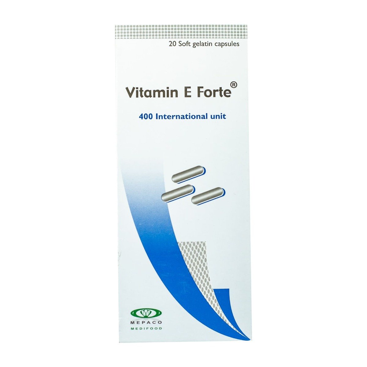 Vitamin E Forte 400 IU - 20 Capsules