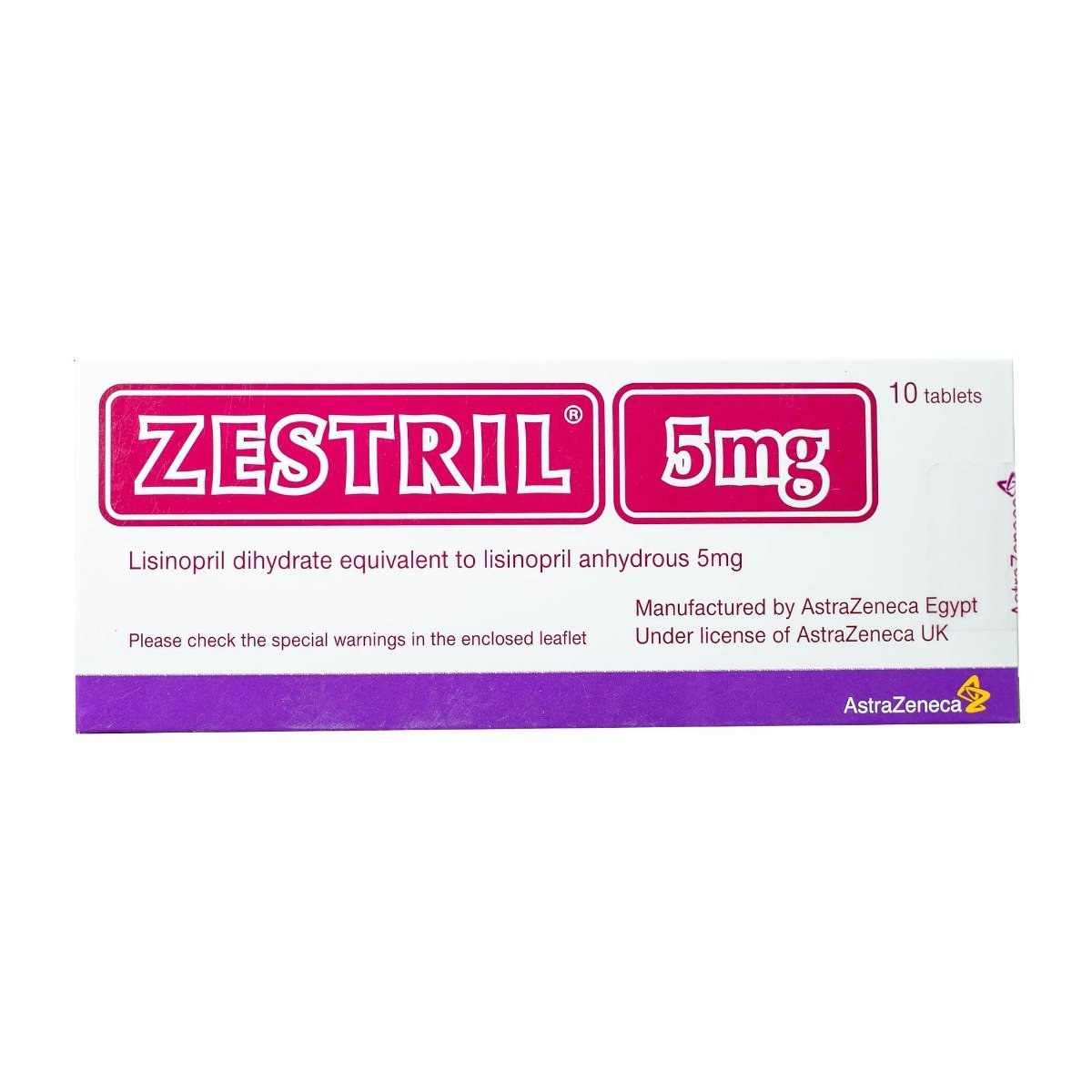 Zestril 5 mg - 10 Tablets - Bloom Pharmacy