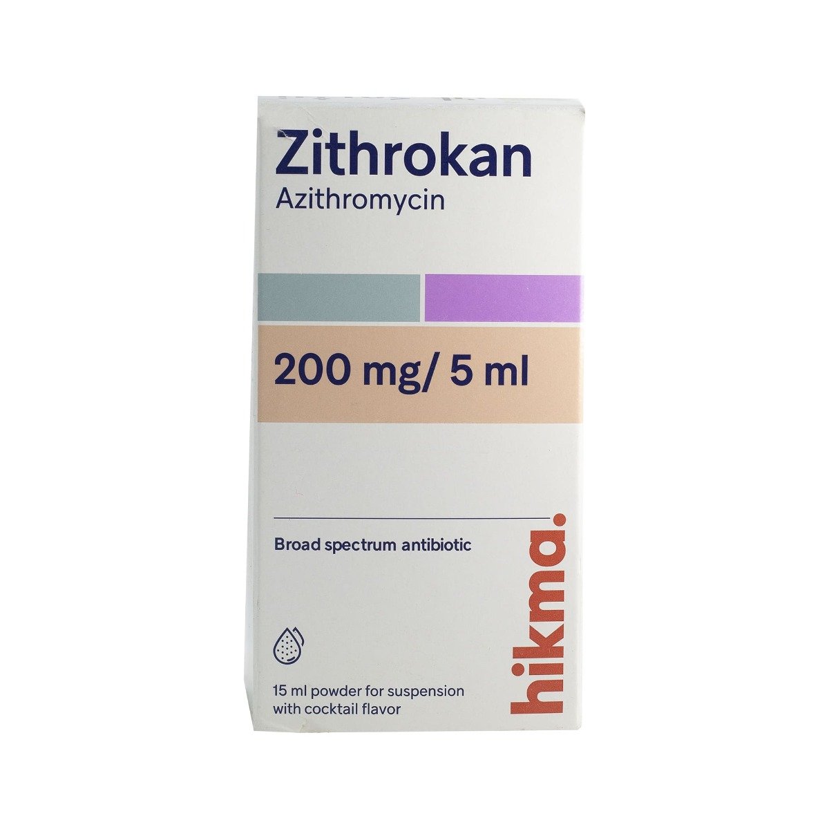 Zithrokan 200 mg-5 ml Suspension - 15 ml - Bloom Pharmacy