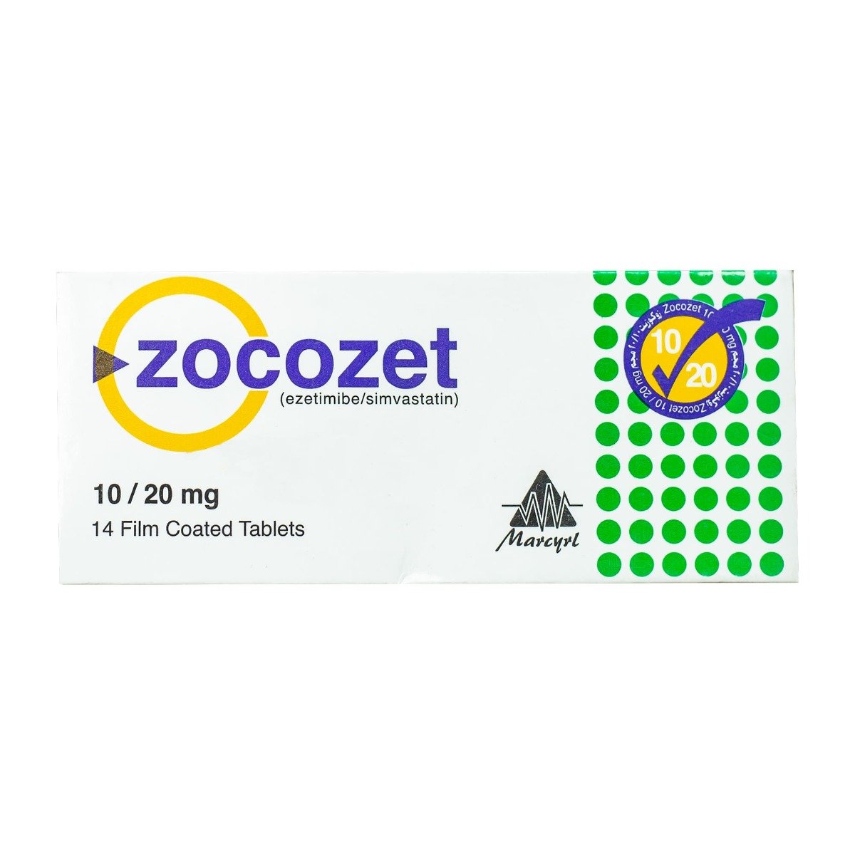Zocozet 10 mg-20 mg - 14 Tablets - Bloom Pharmacy